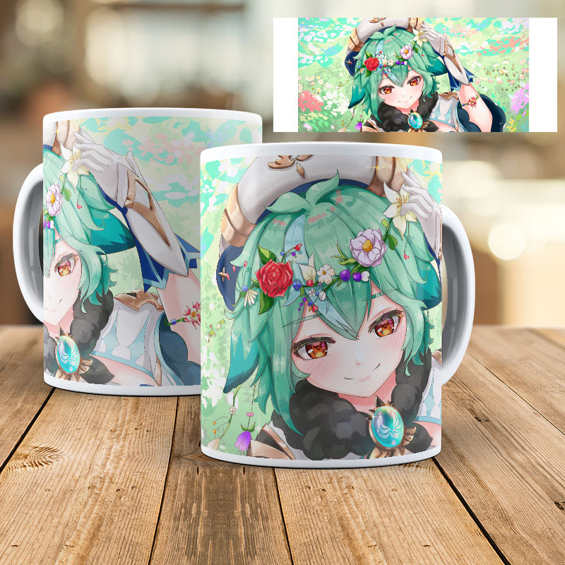 Caneca Genshin Impact - Plástica 325 ml