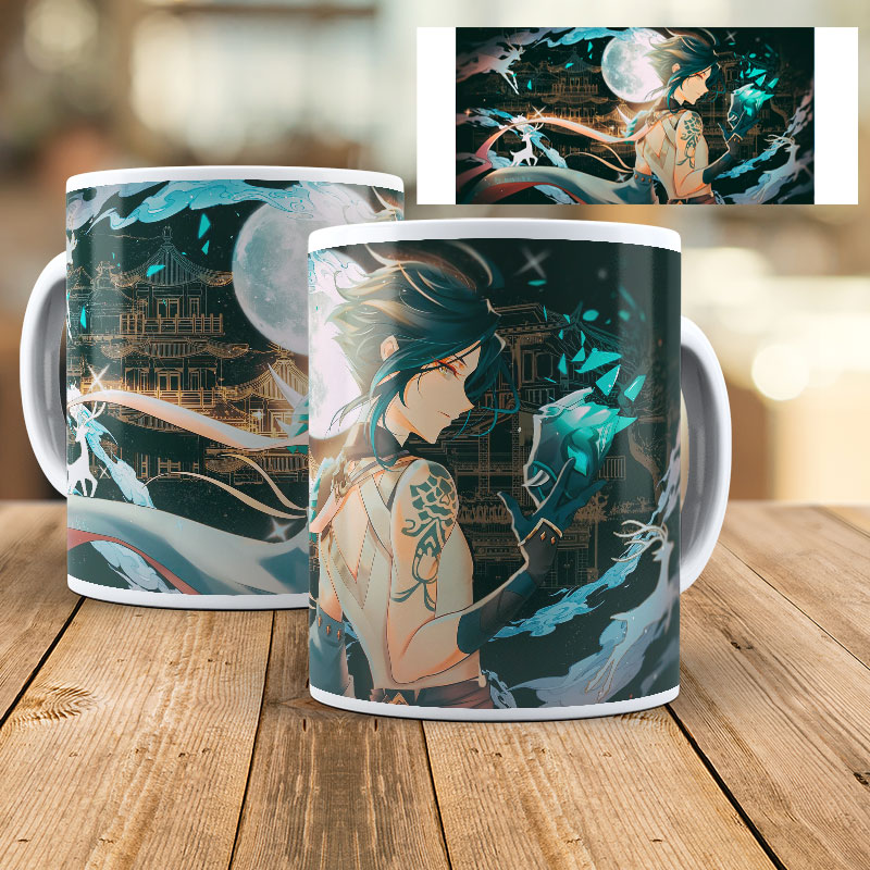 Caneca Genshin Impact - Plástica 325 ml