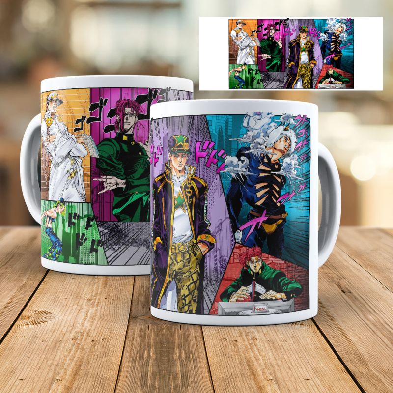 Caneca JoJo's Bizarre Adventure - Plástica 325 ml