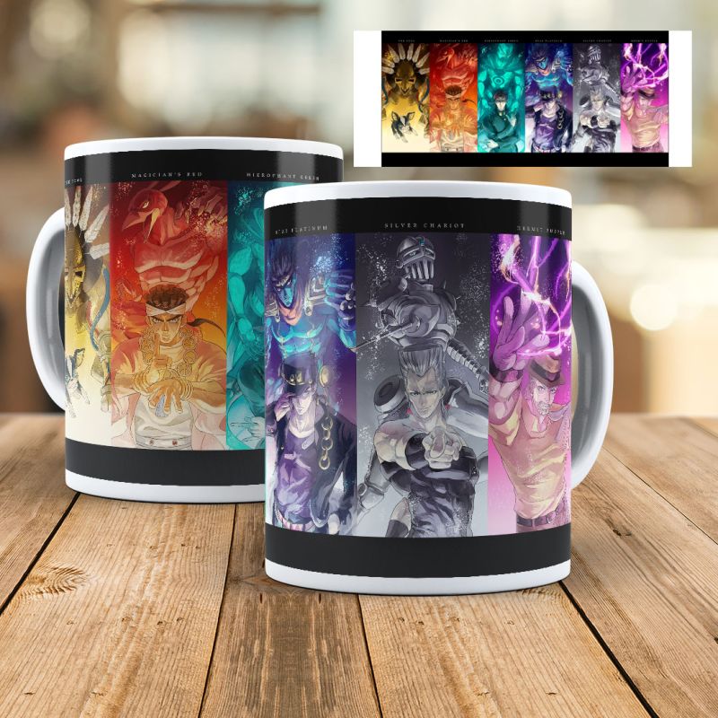 Caneca JoJo's Bizarre Adventure - Plástica 325 ml