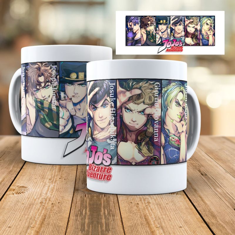 Caneca JoJo's Bizarre Adventure - Plástica 325 ml