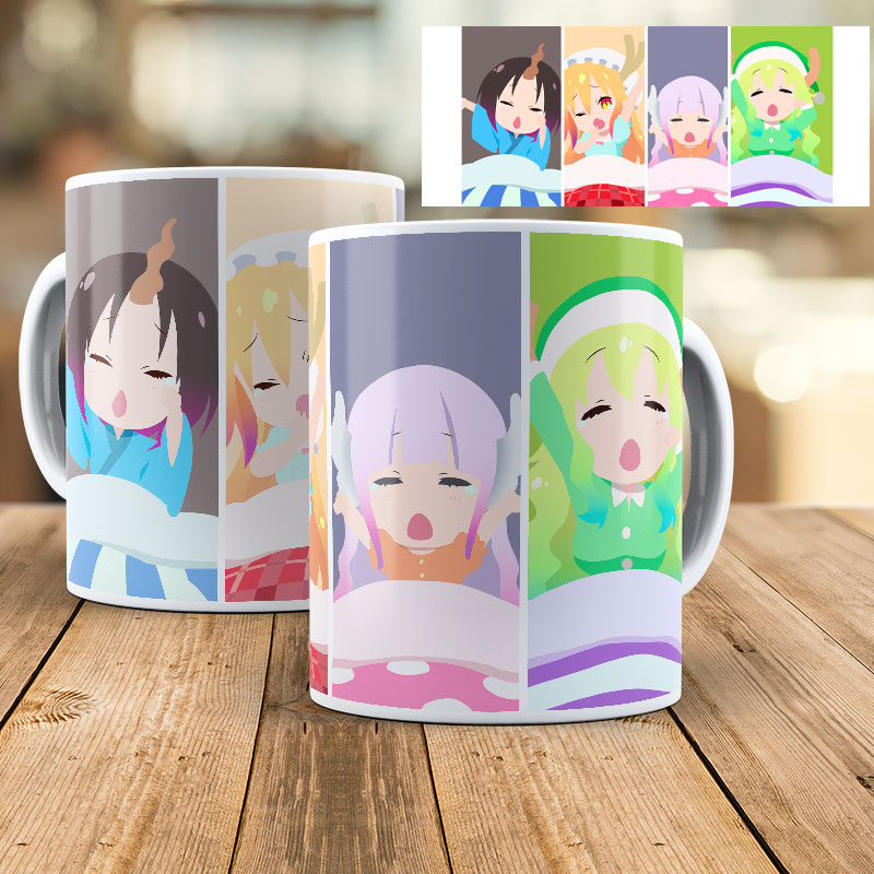 Caneca kobayashi-san chi no maid dragon - Plástica 325 ml