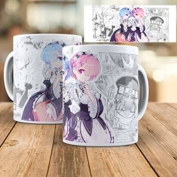 Caneca Re:Zero - Plástica 325 ml