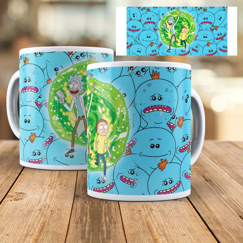 Caneca Rick e Morty - Plástica 325 ml