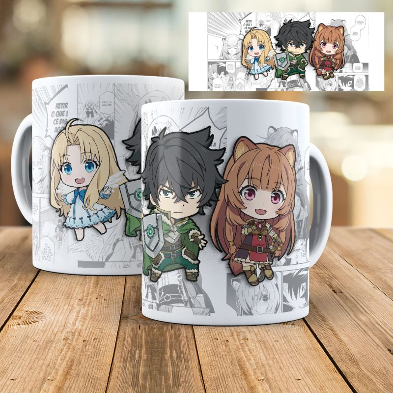 Caneca Tate no Yūsha no Nariagari - Plástica 325 ml