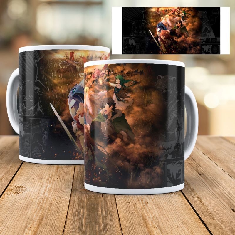 Caneca Tate no Yūsha no Nariagari - Plástica 325 ml