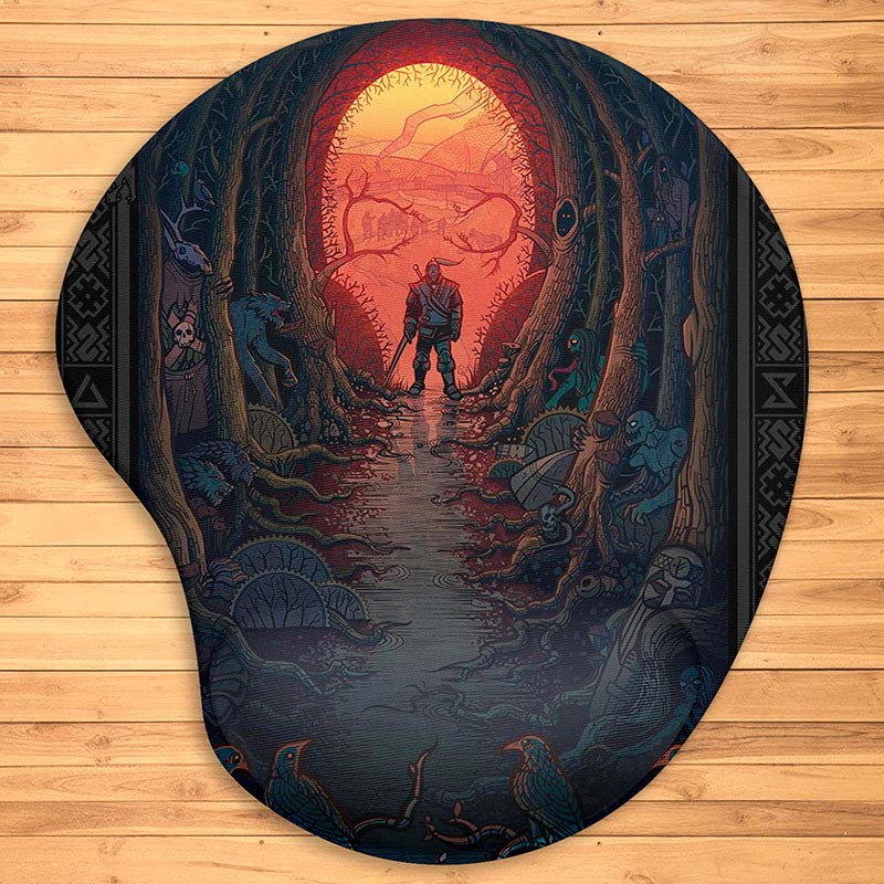 Mouse Pad Ergonômico - The Witcher